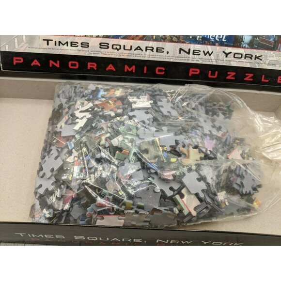 Buffalo Game Times Square New York Panoramic 3 Foot Jigsaw Puzzle 750 Piece - Picture 8 of 8